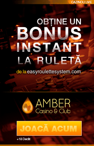 Primeşte instant un bonus la ruletă la Cazinoul Amber Club amber_casino_banner